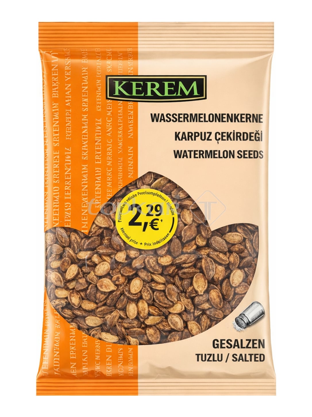 Kerem Wassermelonenkerne gesalzen 200g – Karpuz Çekirdeği geröstete Watermelon Seeds