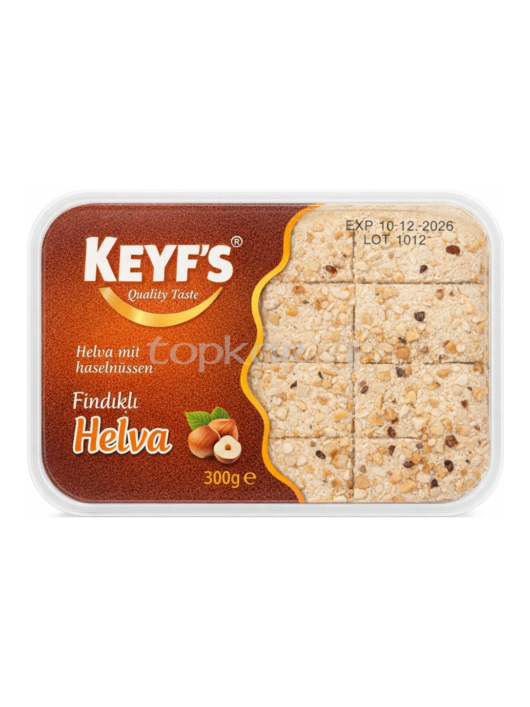 Keyfs Helva mit Haselnüssen