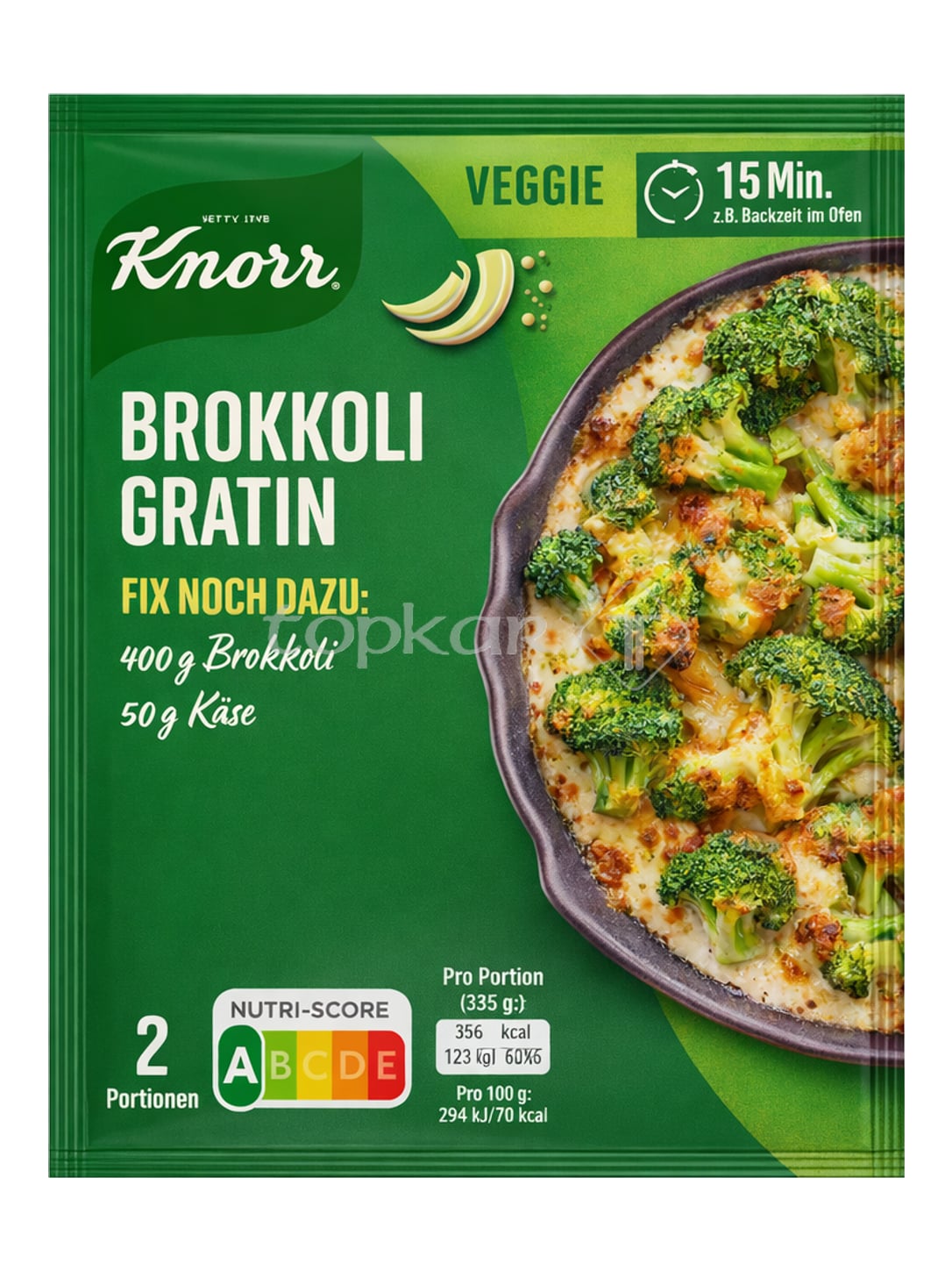 Knorr Brokkoli Gratin Fix 49g – Würzmischung für Brokkoli-Gratin