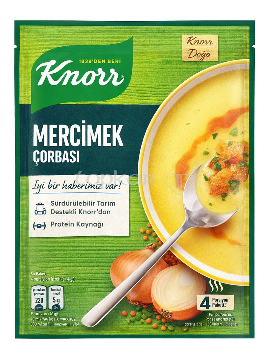 Knorr Rote Linsensuppe 76g – Mercimek Çorbası türkische Linsensuppe