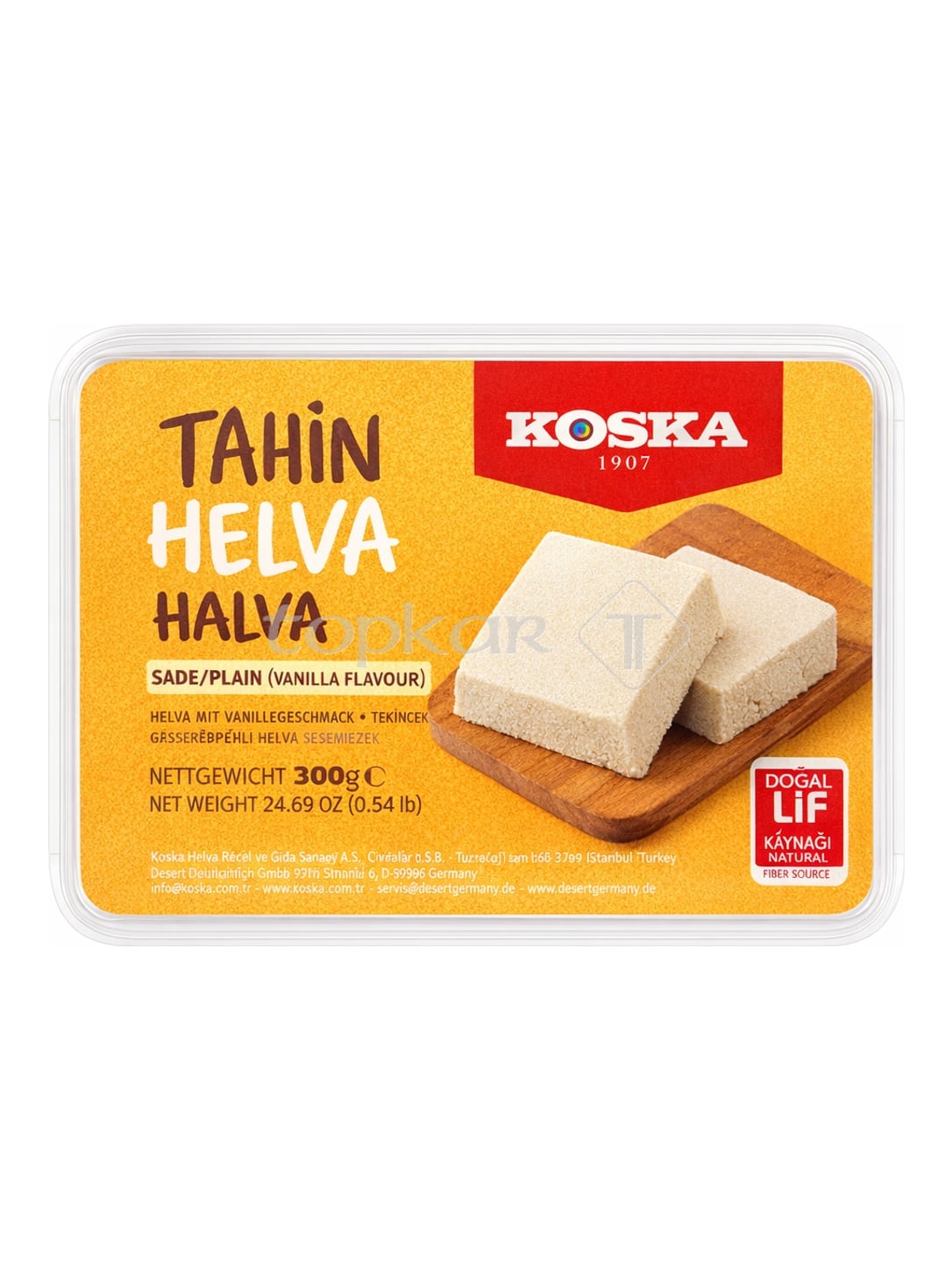 Koska Tahin Helva Natur