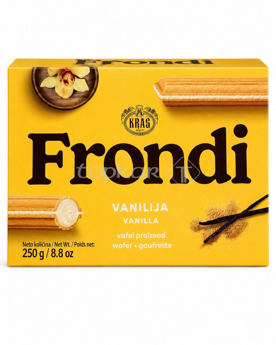 Kras Frondi Waffeln Vanille
