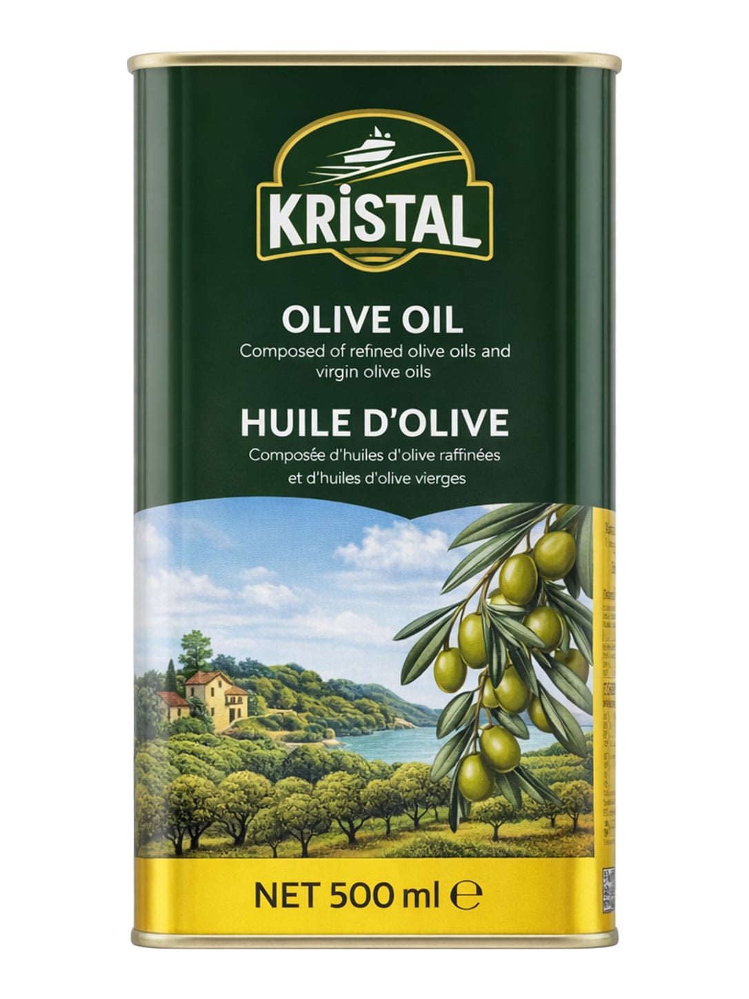 Kristal Olive Oil 500 ml – Olivenöl aus der Türkei