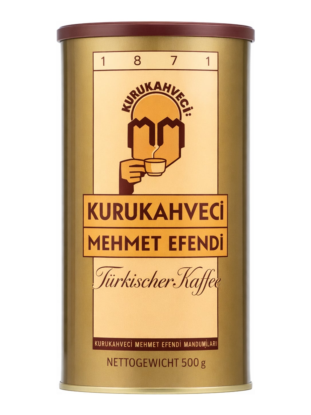Kurukahveci Mehmet Efendi Türkischer Kaffee 500g – Türk Kahvesi feiner Arabica-Kaffee gemahlen