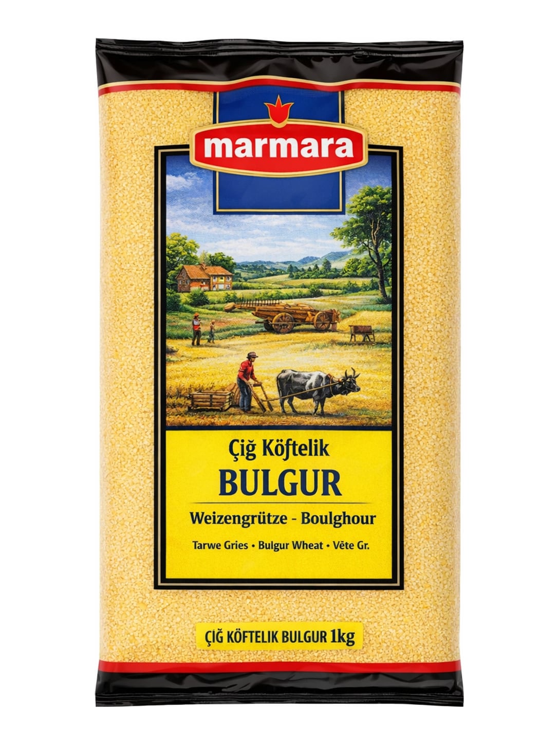 Marmara Bulgur Extra Fein 1 kg – Çiğ Köftelik Bulgur aus der Türkei