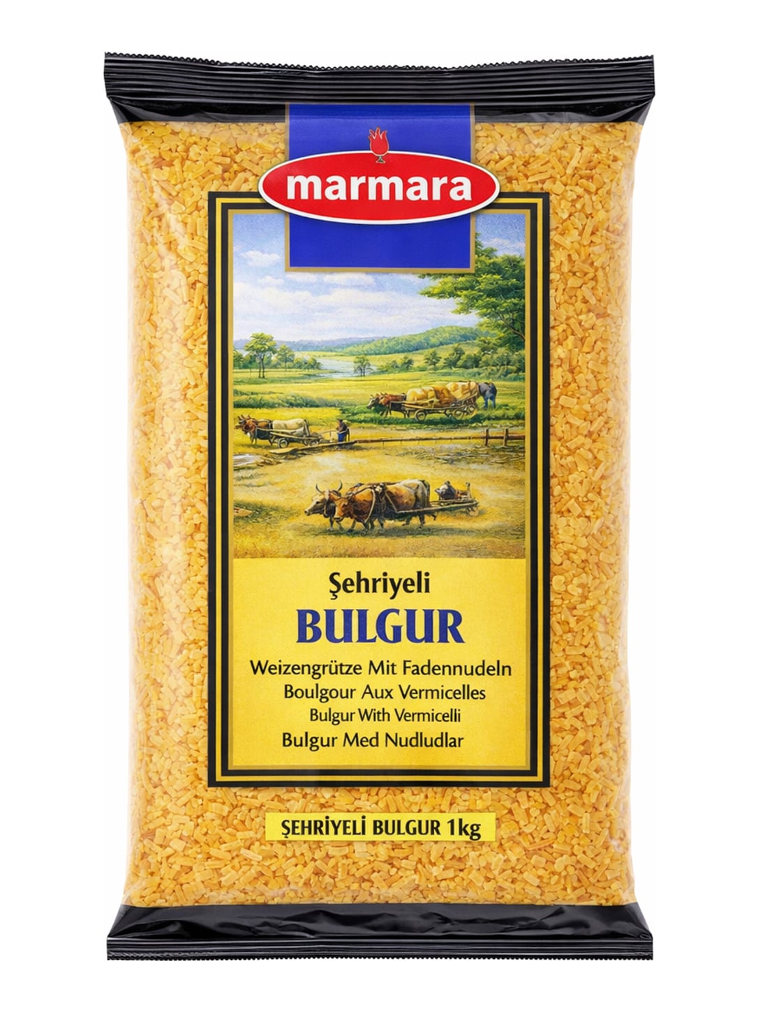 Marmara Bulgur mit Fadennudeln 1 kg – Şehriyeli Bulgur türkischer Weizenbulgur