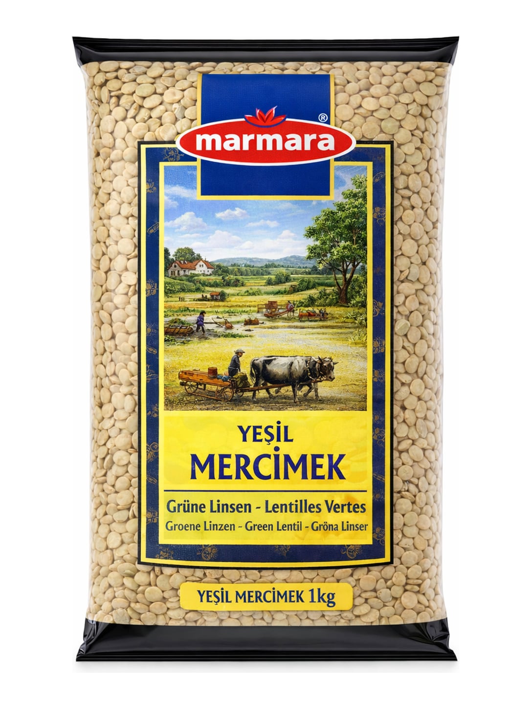 Marmara Grüne Linsen 1 kg – Yeşil Mercimek aus Kanada