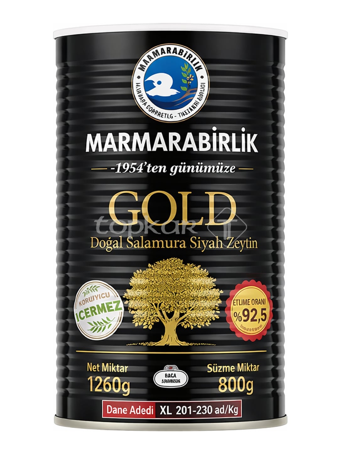 Marmarabirlik Gold Schwarze Oliven