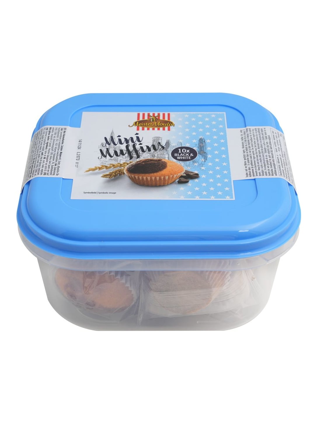 Meister Moulin Mini Muffins Black & White 250g – Mini Marmorkuchen Gebäck