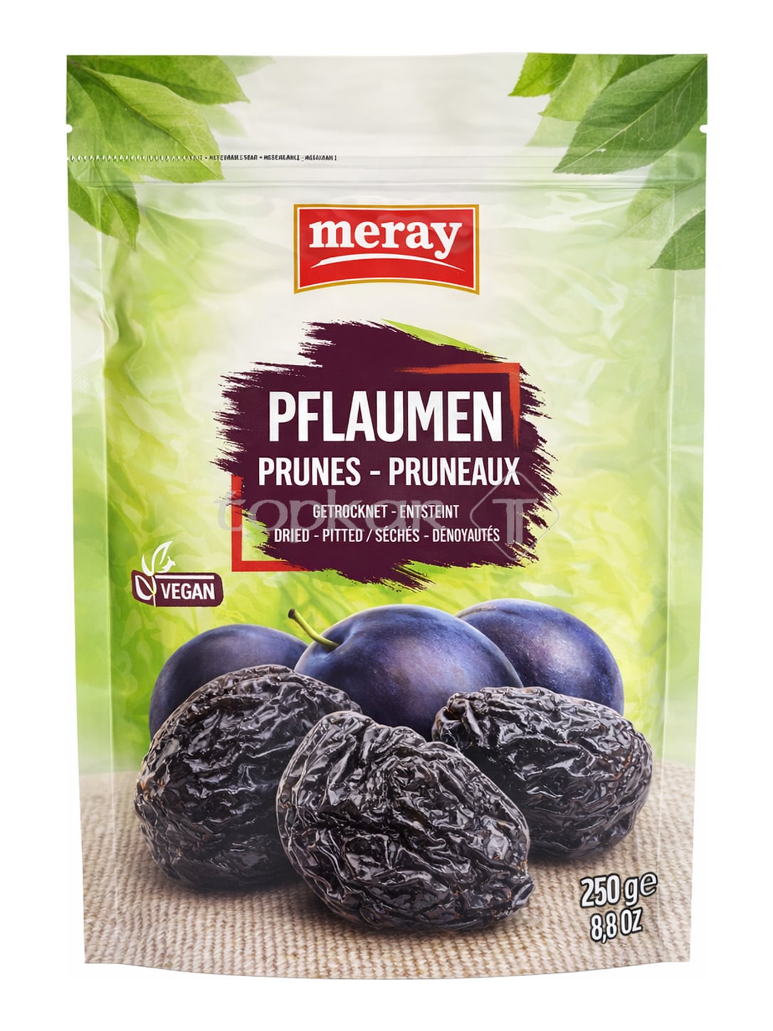 Meray Getrocknete Pflaumen entsteint 250g – Kuru Erik Trockenpflaumen
