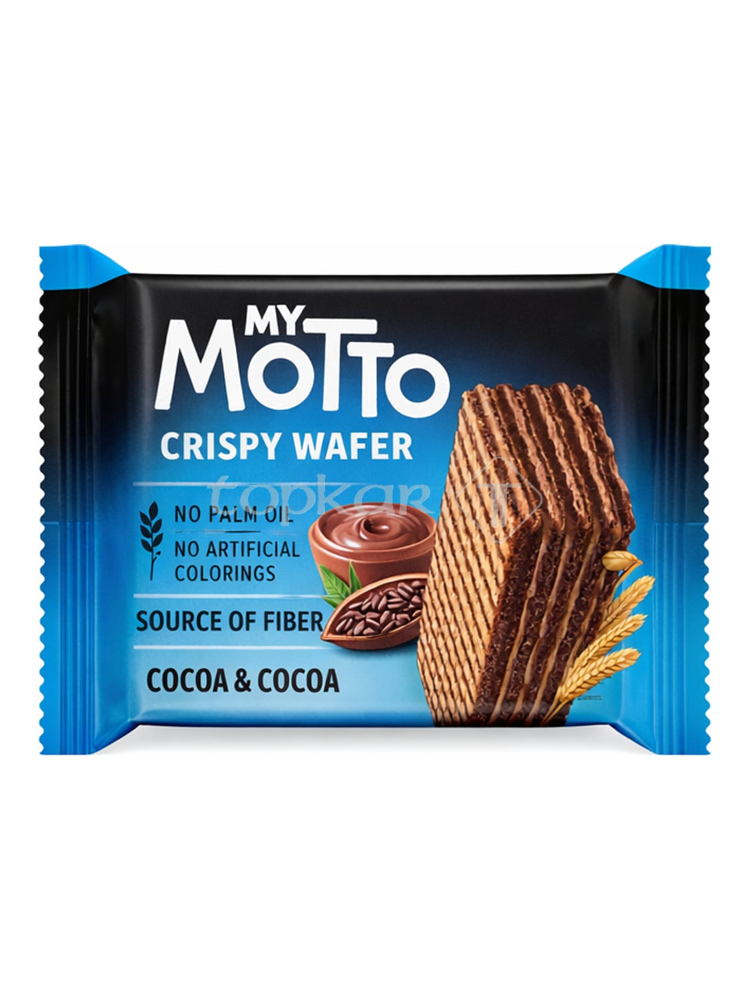 My Motto Crispy Wafer Kakao 150g – Waffelriegel mit Kakaocreme