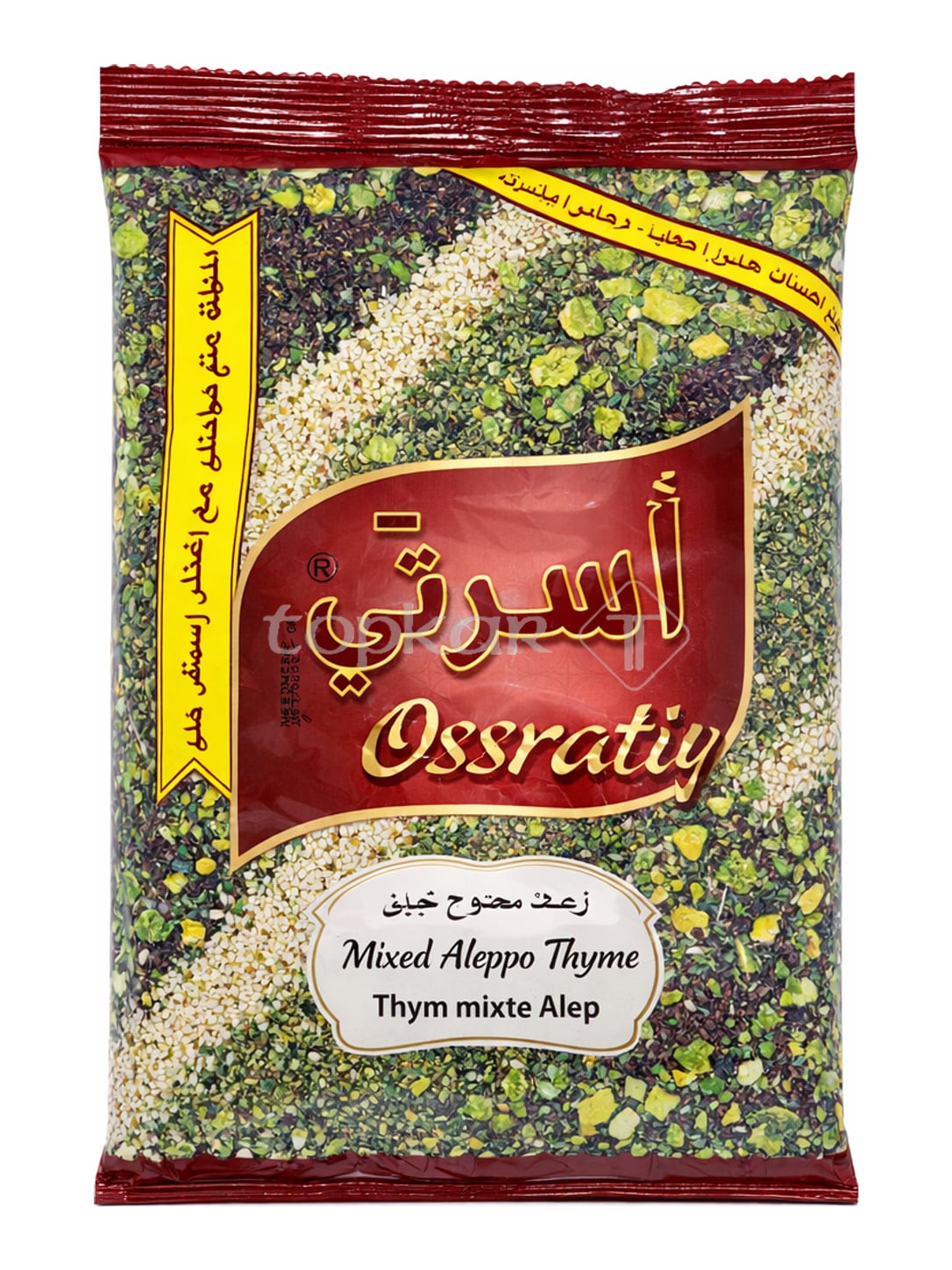 Ossrati Zatar 400g – Zaatar Gewürzmischung Aleppo Art mit Thymian und Sesam
