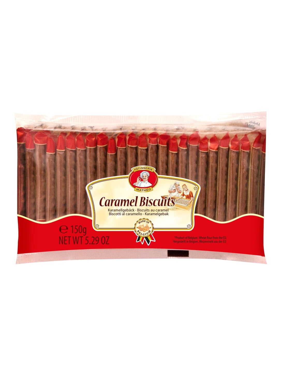 Patisserie Mathéo Karamellkekse 150g – Caramel Biscuits belgisches Karamellgebäck