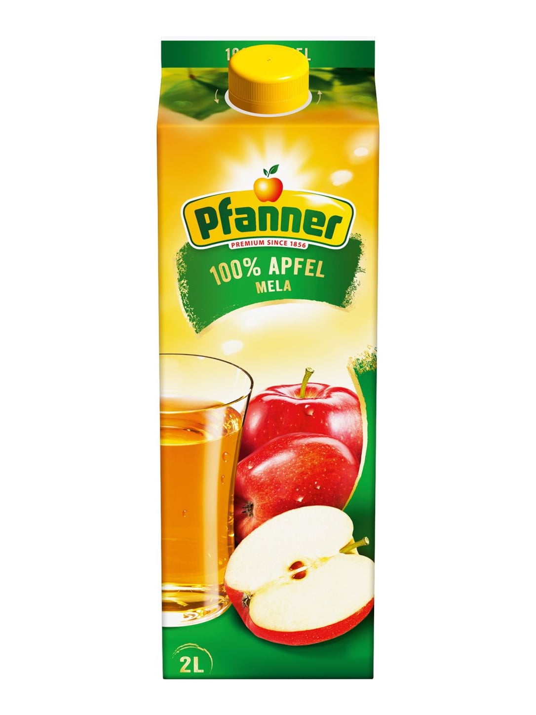 Pfanner Apfelsaft 100% 2 l – Fruchtsaft ohne Zuckerzusatz aus Österreich