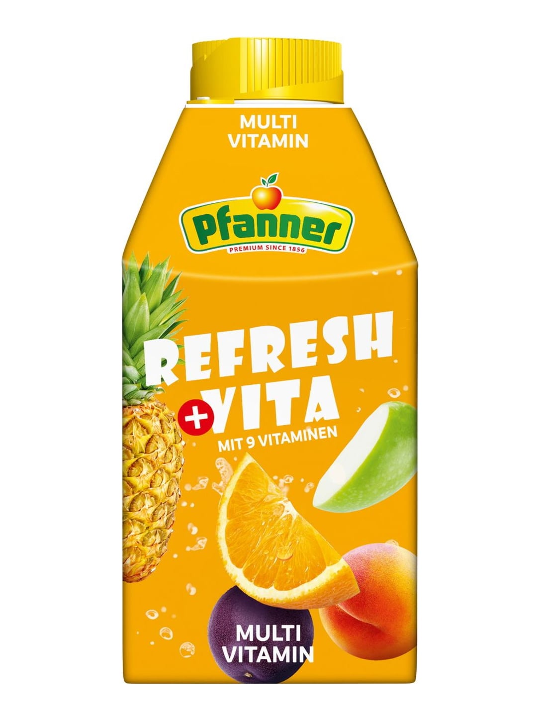 Pfanner Refresh Vita Multivitamin 0,5 l – Multivitamin Mehrfruchtsaftgetränk