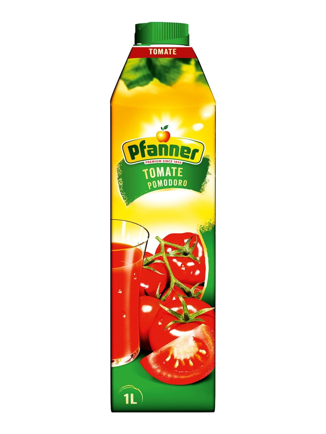 Pfanner Tomatensaft 1 l – 100% Gemüsesaft aus Tomaten