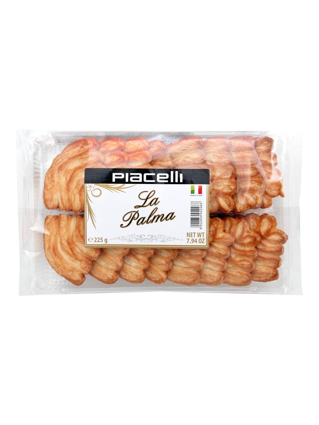Piacelli Blätterteiggebäck La Palma 225g – knuspriges italienisches Blätterteiggebäck