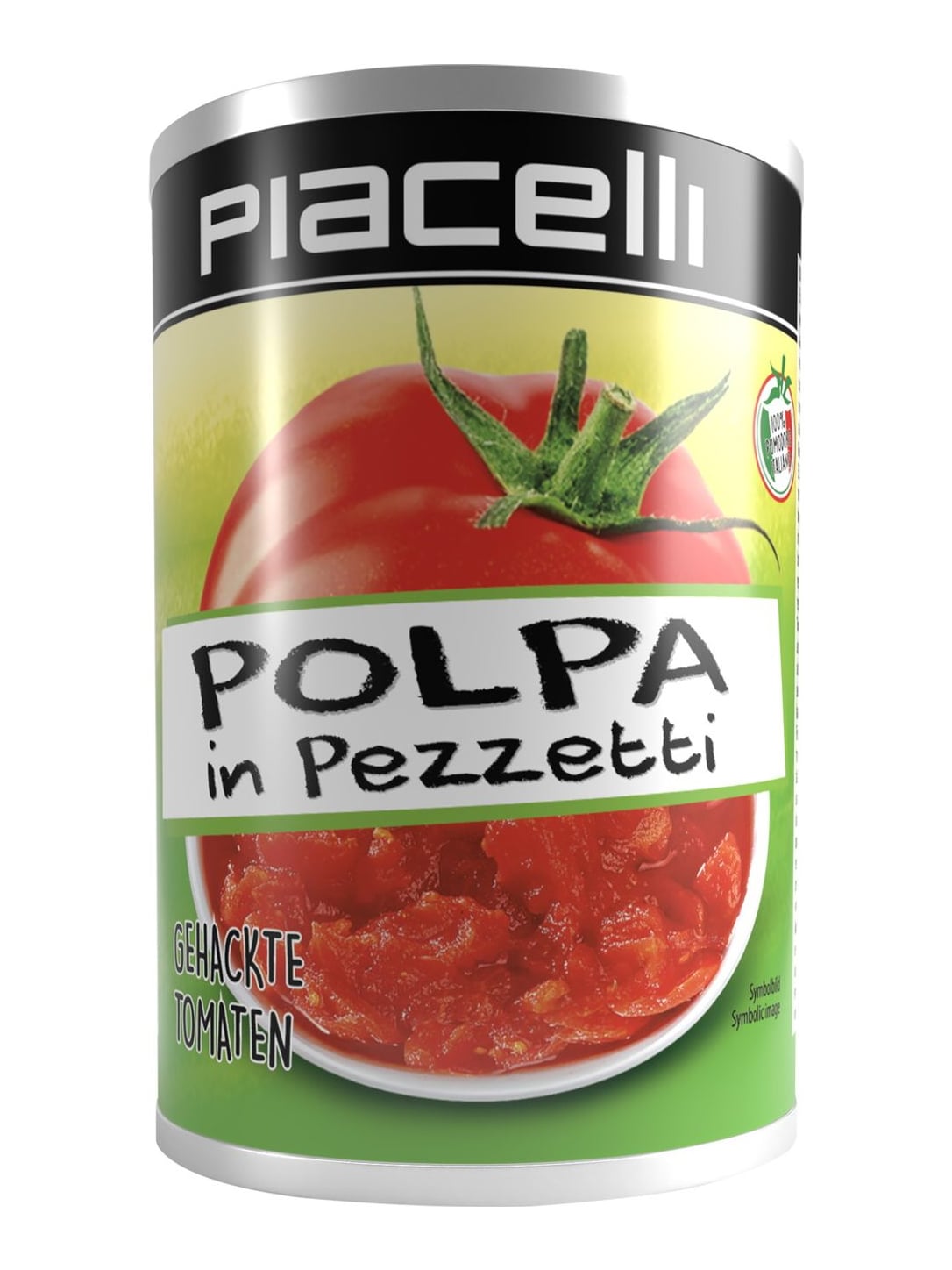 Piacelli Gehackte Tomaten 400g – Polpa in Pezzetti italienische Tomaten