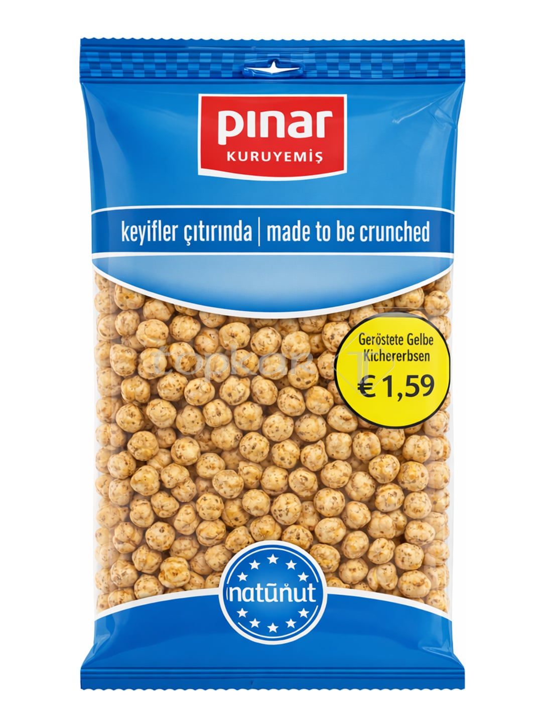 Pınar Geröstete Gelbe Kichererbsen 175g – Sarı Leblebi türkischer Knabbersnack