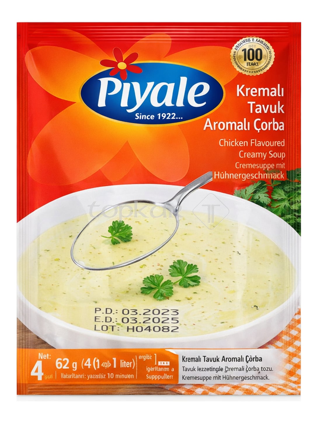 Piyale Cremige Hühnersuppe 62g – Kremalı Tavuk Çorba Instant-Suppe
