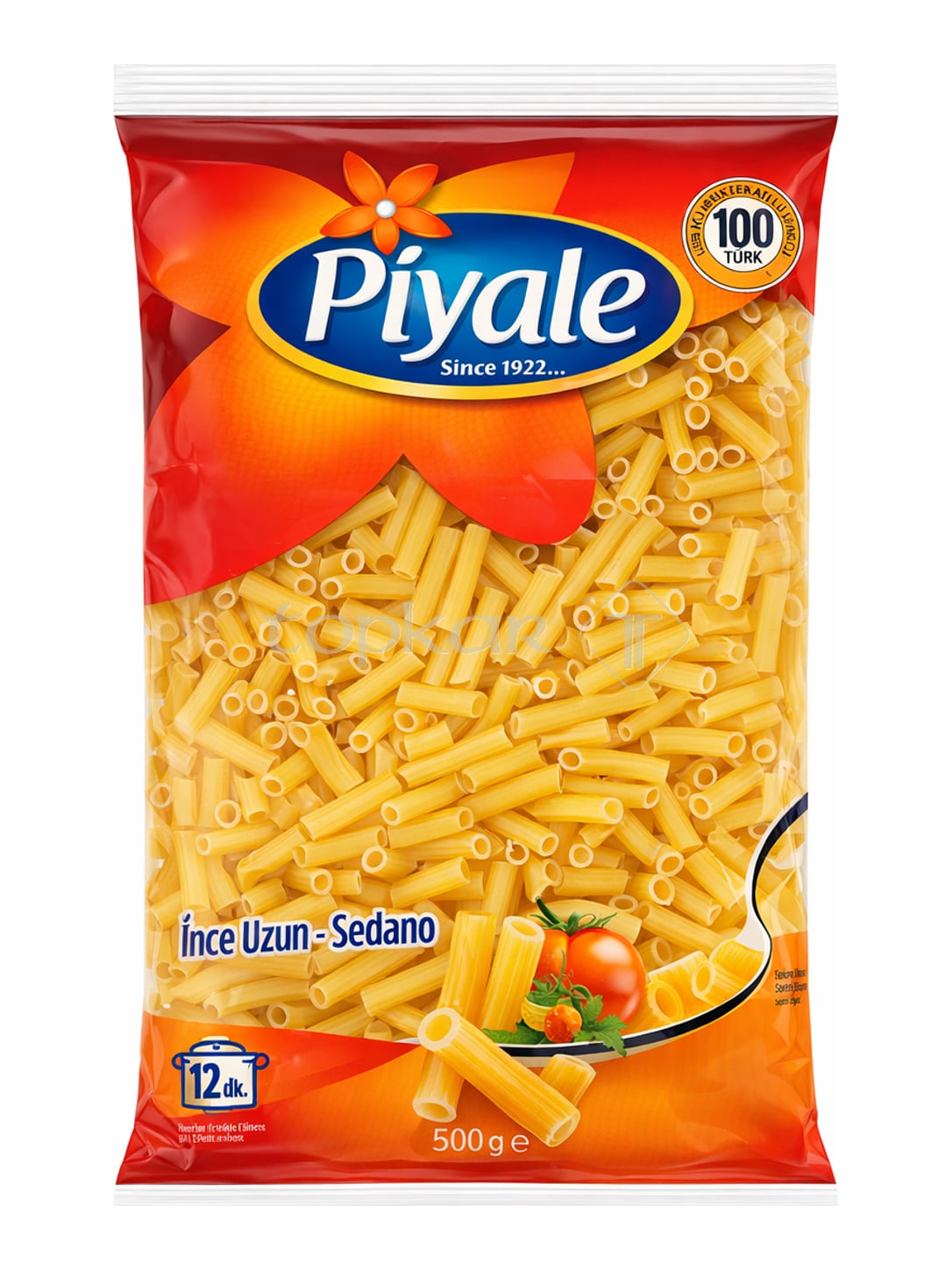 Piyale Makkaroni İnce Uzun 500g – Sedano lange dünne Hartweizennudeln