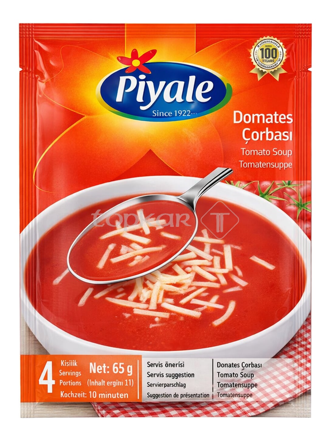 Piyale Tomatensuppe 65g – Domates Çorbası cremige Instant-Suppe