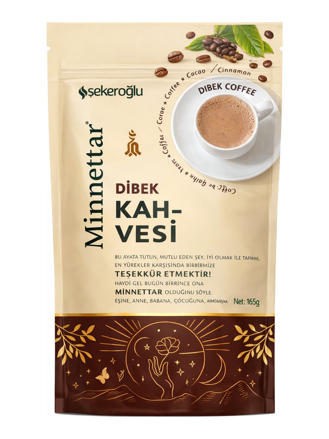 Şekeroğlu Minnettar Dibek Kahvesi 165g – Türkischer Dibek-Kaffee mit Kardamom und Mastix