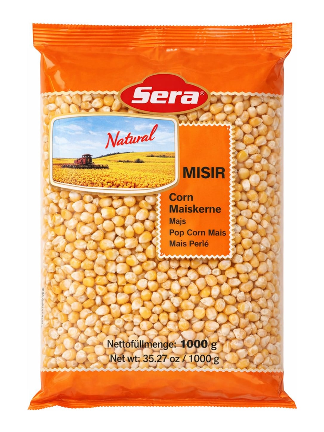 Sera Popcorn-Mais 1000g – Mısır Maiskerne Patlak Mısır türkischer Popcorn-Mais
