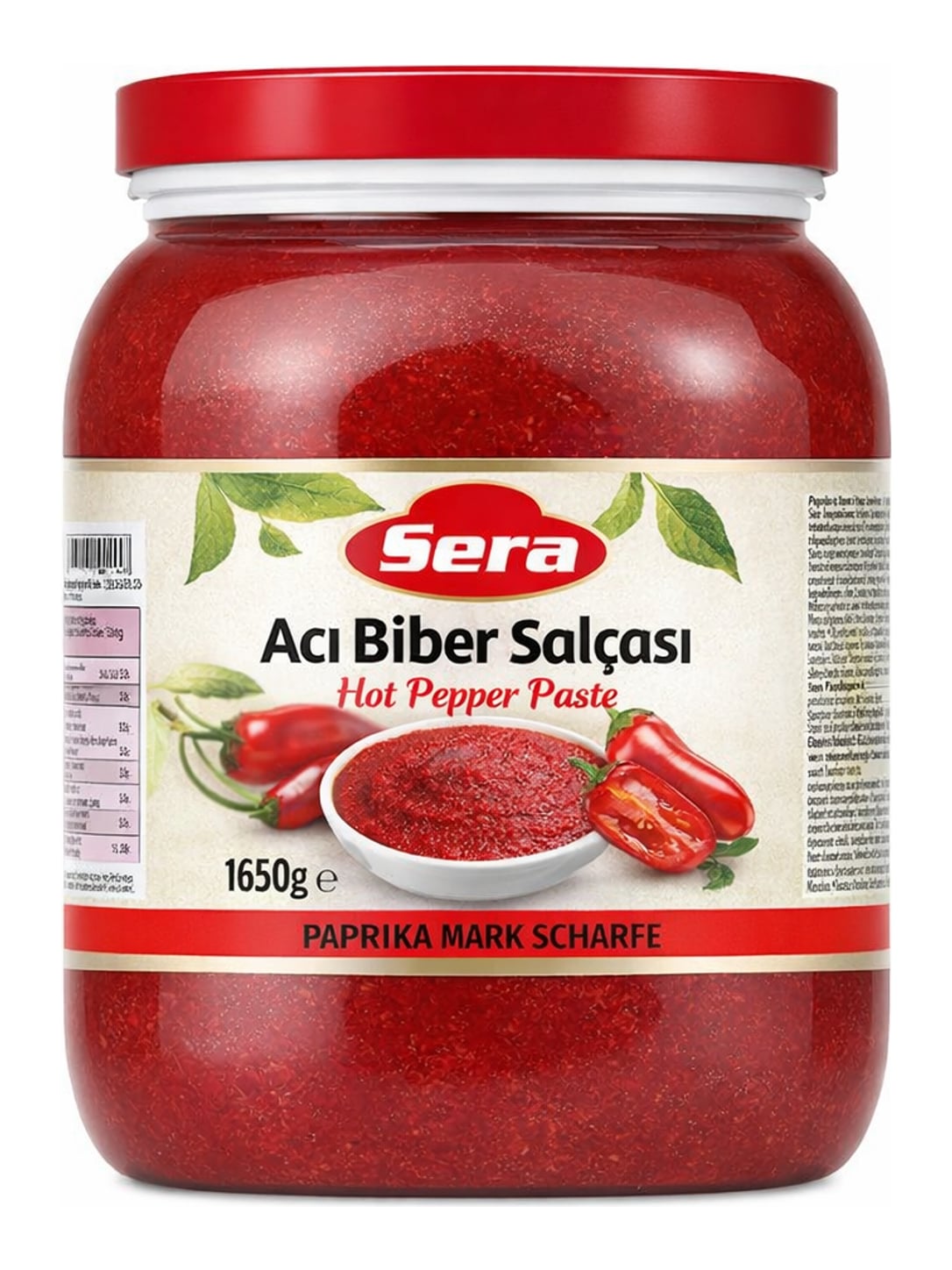 Sera Acı Biber Salçası 1650g – Scharfe Paprikamark türkisch Hot Pepper Paste