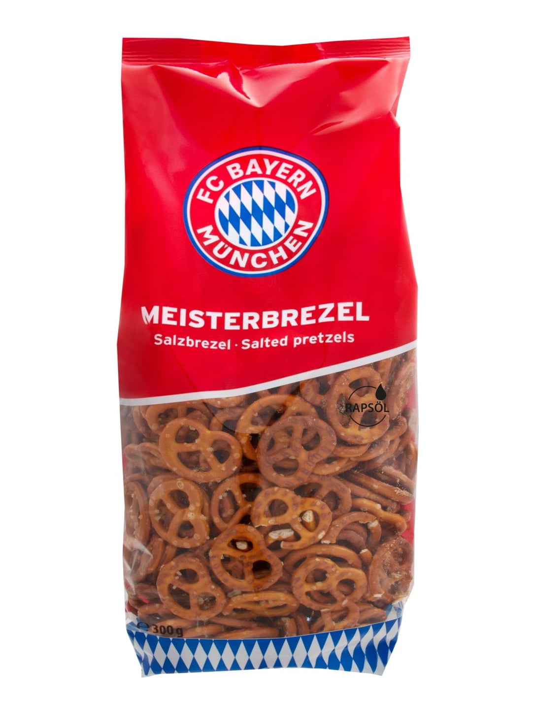 Snackline FC Bayern München Mini Brezel 300g – Bayernbrezn Laugengebäck