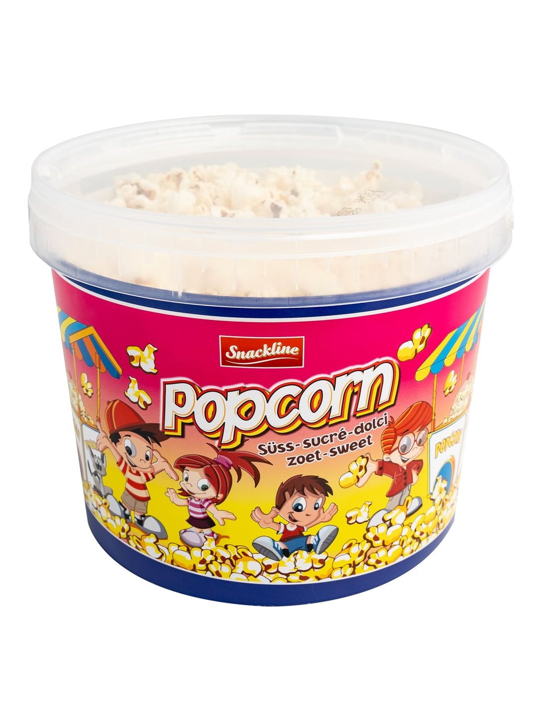 Snackline Popcorn süß 250g – süßes Popcorn Snack gepufft