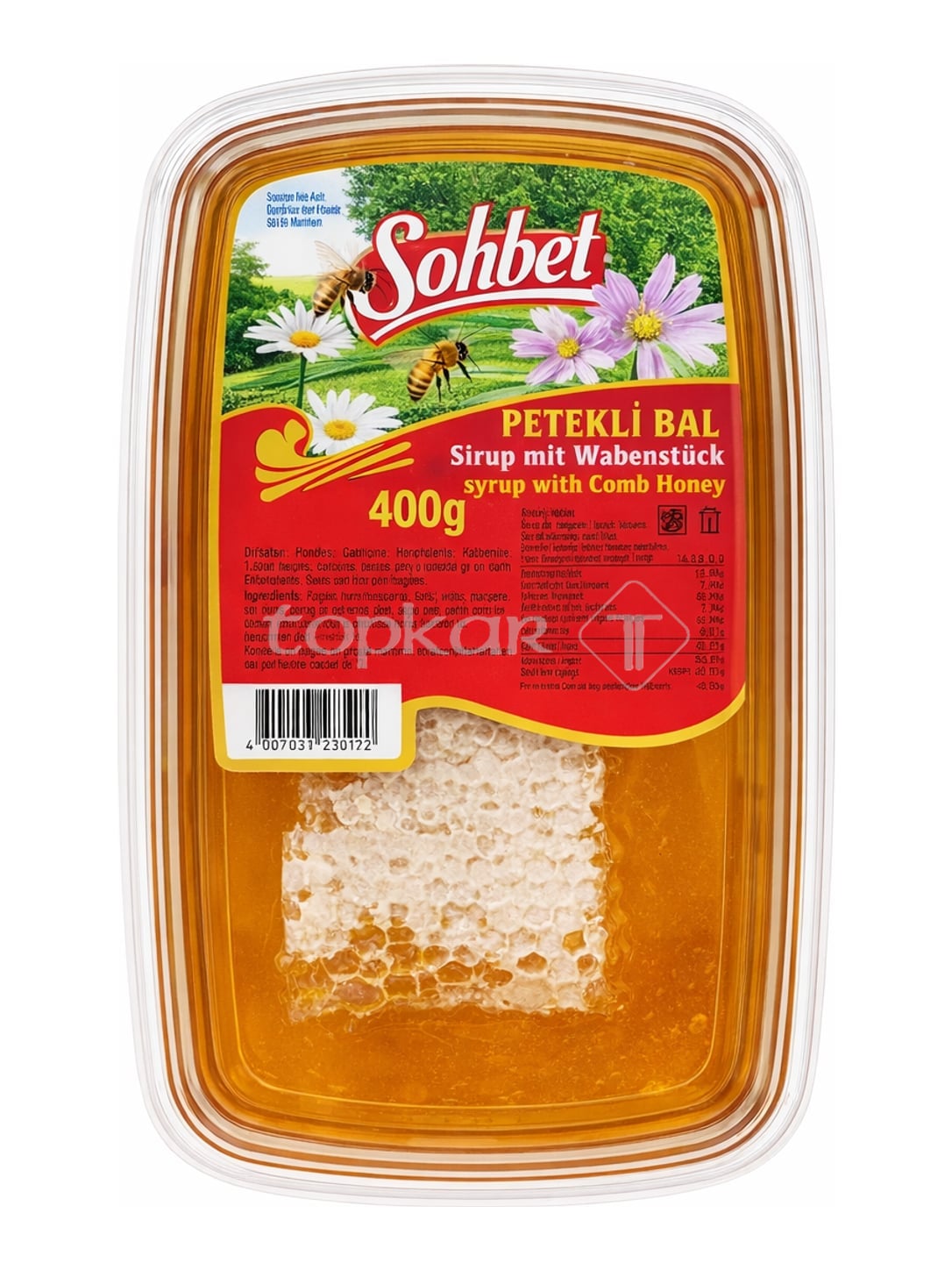 Sohbet Sirup mit Wabenstück