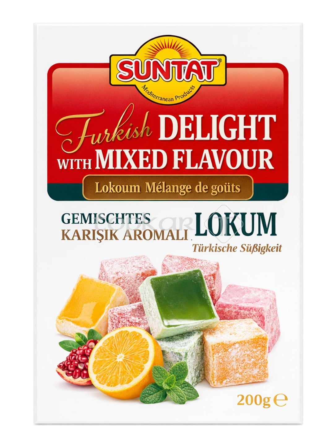 Suntat Gemischtes Türkisches Lokum