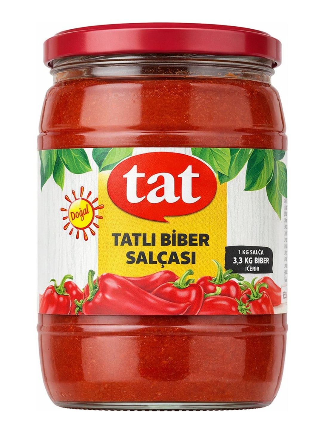 Tat Tatlı Biber Salçası 550 g – Süßes Paprikamark aus der Türkei