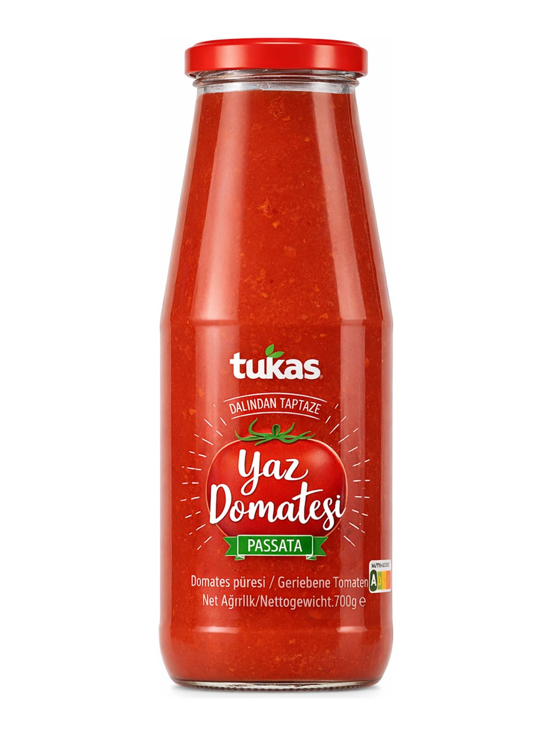 Tukas Passata Geriebene Tomaten 700g – Yaz Domatesi Domates Püresi Tomatenpüree