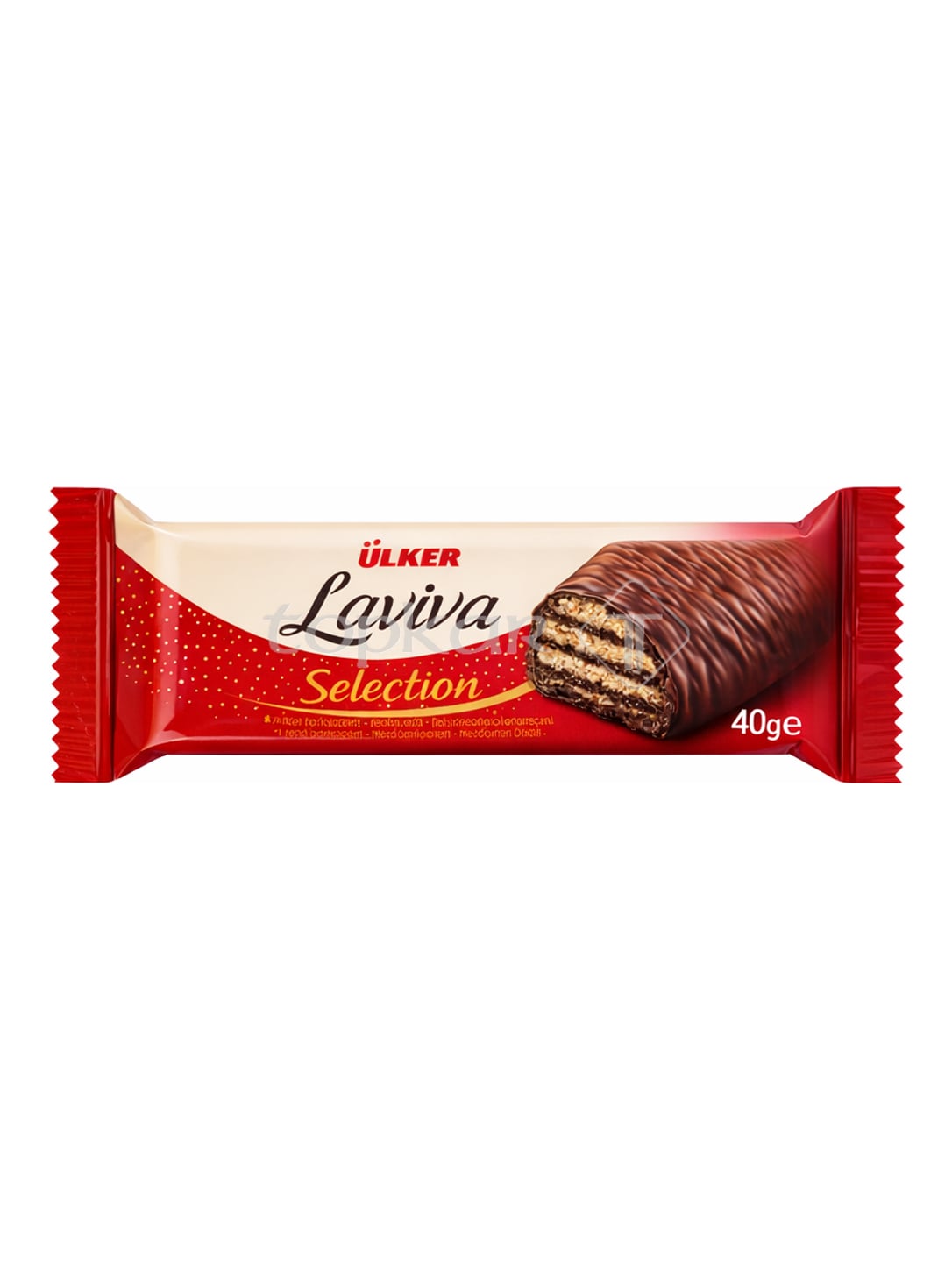 Ülker Laviva Selection 45g – Waffelriegel mit Haselnusscreme und Milchschokolade