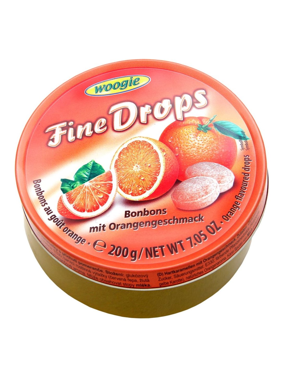 Woogie Bonbons mit Orangengeschmack 200g – Fruchtbonbons Orange