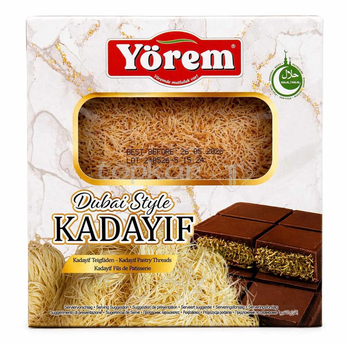 Yörem Dubai Style Kadayıf 500g