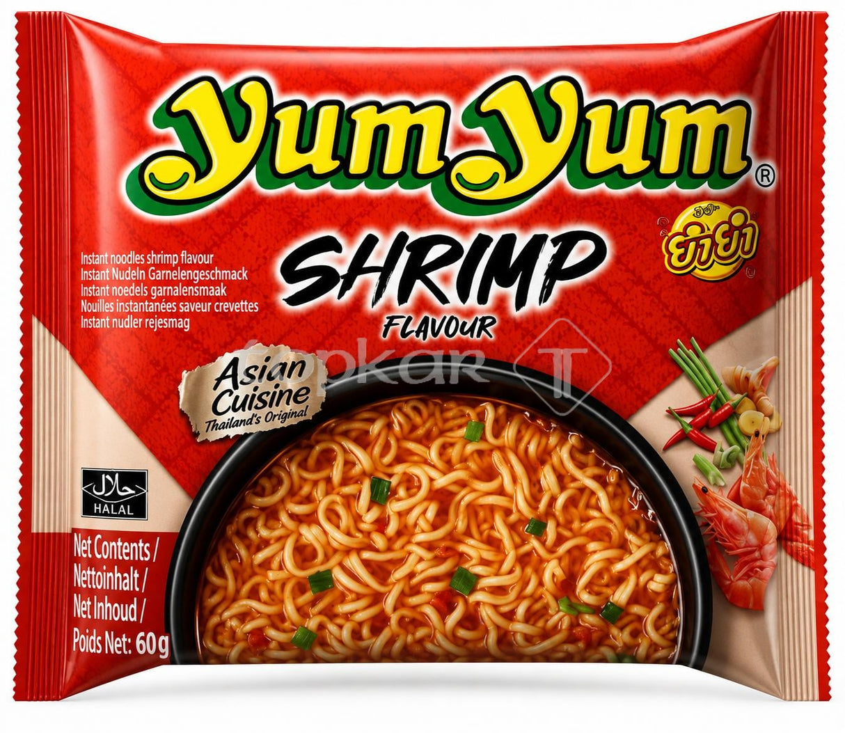 Yum Yum Instant Nudeln Garnele