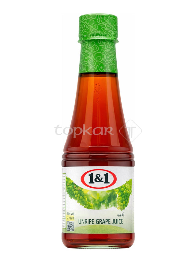 1&1 Unreifer Traubensaft 320 ml – Verjus Ab Ghure persischer unreifer Traubensaft