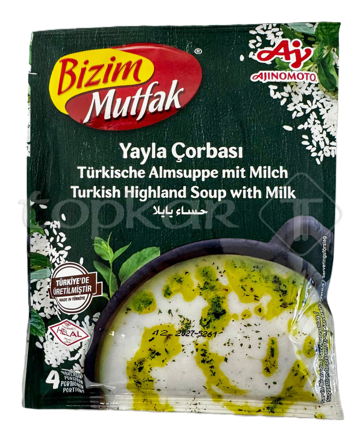 Bizim Almsuppe mit Milch