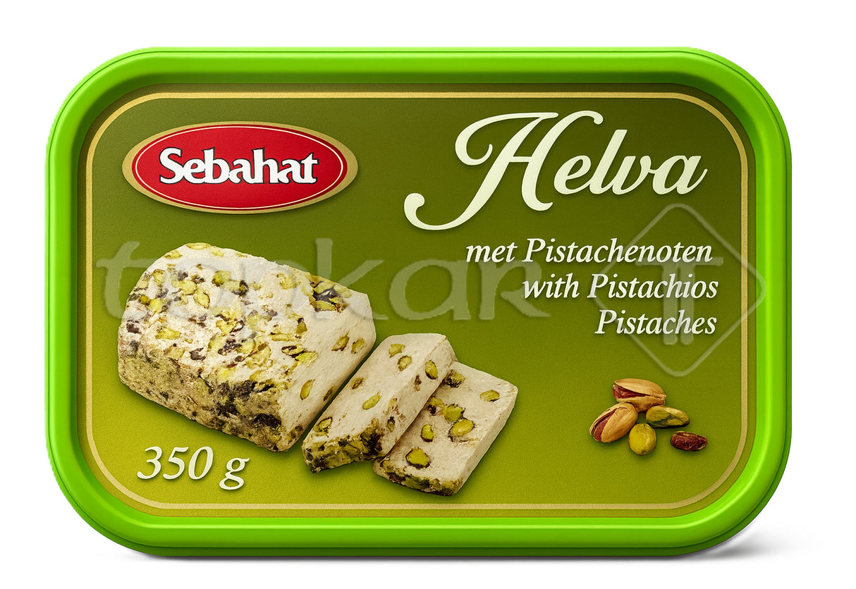 Sebahat Halva mit Pistazien