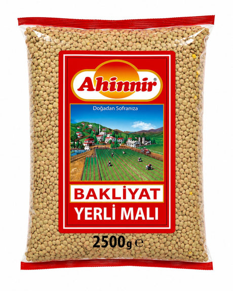Ahinur Grüne Linsen 2,5kg – Yeşil Mercimek getrocknete grüne Linsen