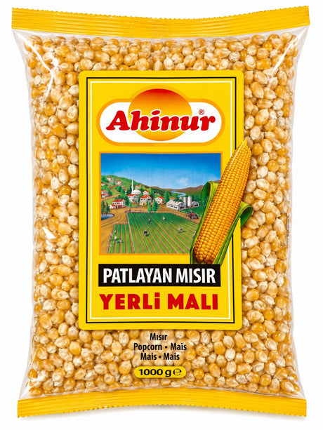 Ahinur Patlayan Mısır 1000g – Popcorn-Mais Maiskörner