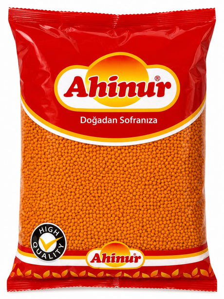 Ahinur Rote Linsen 5kg – Kırmızı Mercimek rote Linsen Großpackung