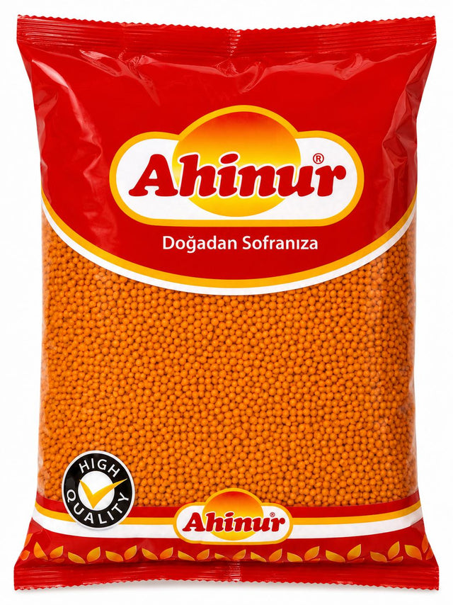 Ahinur Rote Linsen 5kg – Kırmızı Mercimek rote Linsen Großpackung