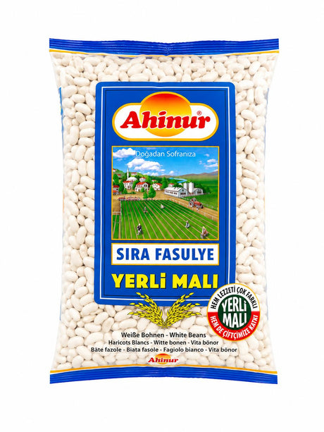 Ahinur Sıra Fasulye 1 kg – türkische weiße Bohnen aus heimischem Anbau
