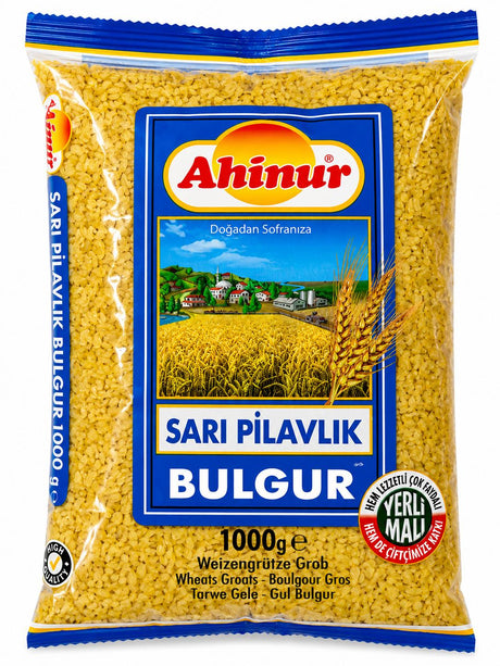 Ahinur Sarı Pilavlık Bulgur 1000g – grobe gelbe Weizengrütze Wheat Groats