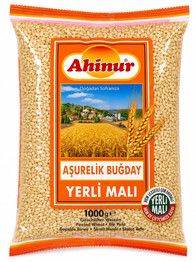 Ahinur Aşurelik Buğday 1000g – geschälter Weizen Peeled Wheat