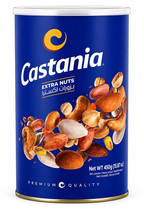 Castania Extra Nuts 450g – libanesische Nussmischung mit Kürbiskernen und Kichererbsen